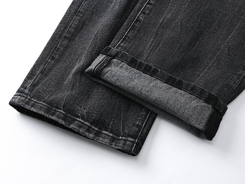 Purple Brand Washed Black Jeans — detail