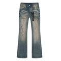 Purple Brand Distressed Flare Jeans — hero
