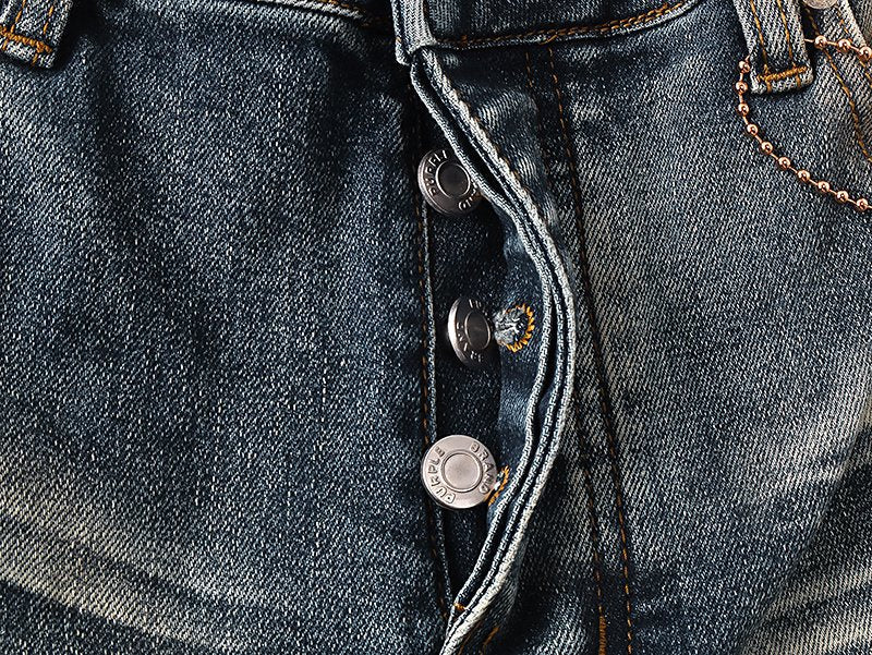 Purple Brand Distressed Flare Jeans — detail