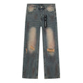 Purple Brand Distressed Blue Jeans — hero