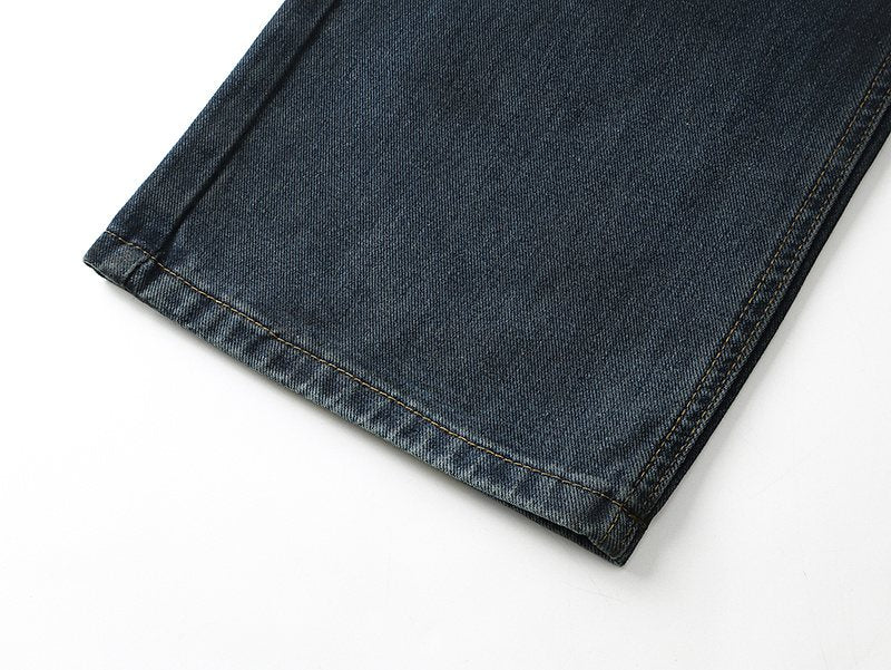 Purple Brand Dark Blue Distressed Jeans — detail