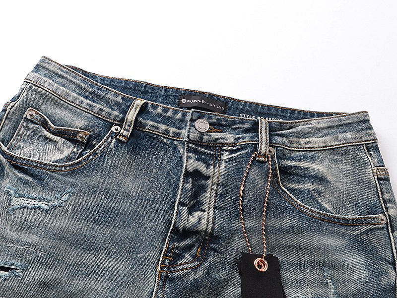 Purple Brand Distressed Flared Jeans — detail
