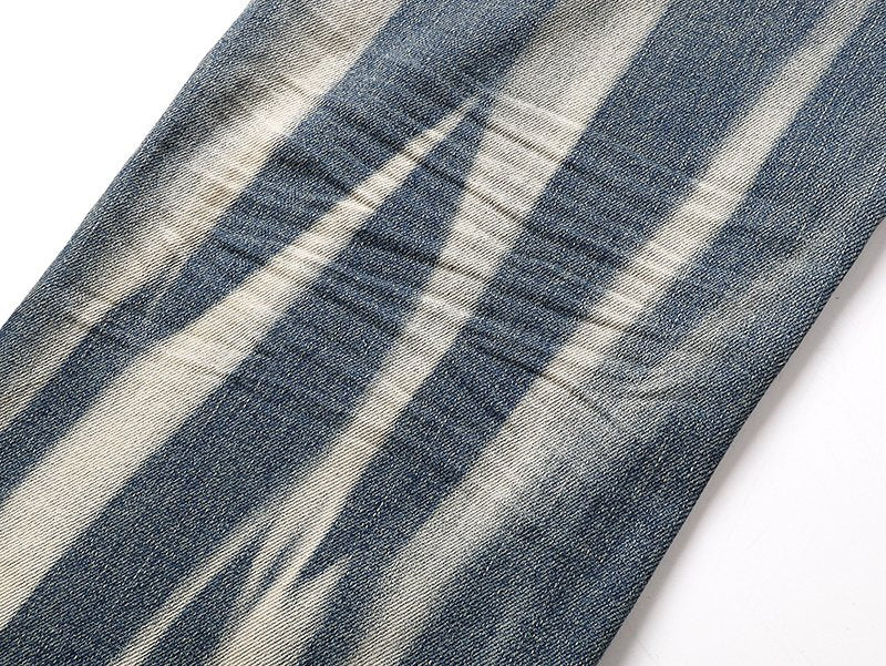 Purple Brand Blue Washed Flare Jeans — detail