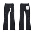 Purple Brand Rhinestone Splatter Black Jeans — hero