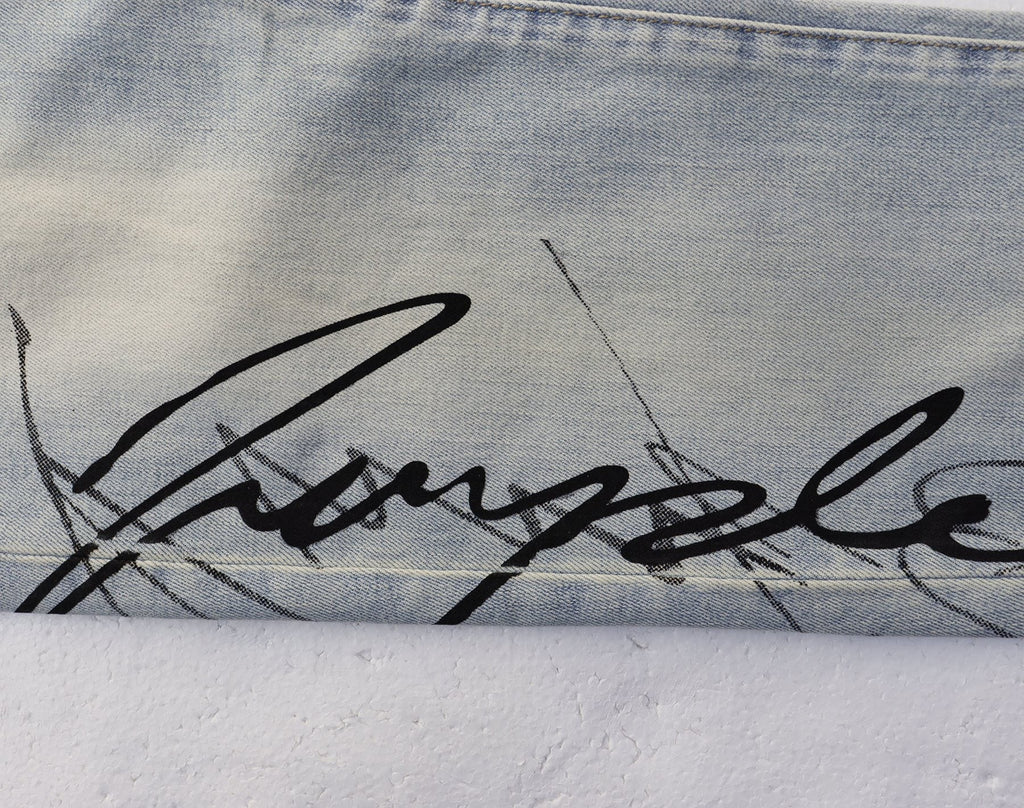 Purple Brand Sinners Graphic Skinny Jeans — detail