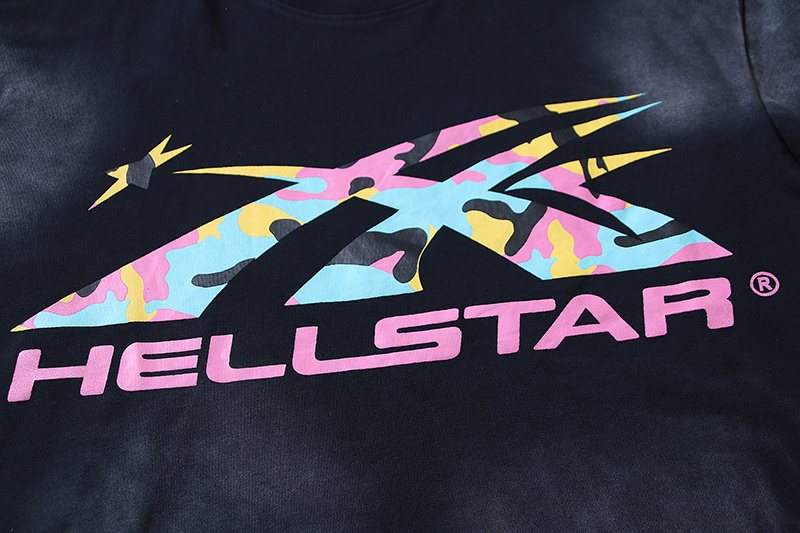 Hellstar Moon Skull Graphic T-Shirt — detail