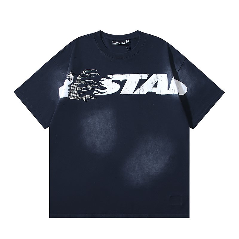Hellstar Black Studios Flame Graphic T-Shirt — hero