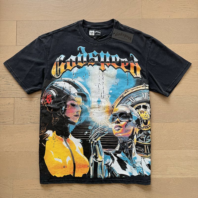 Godspeed Out of Many One Graphic T-Shirt — front
