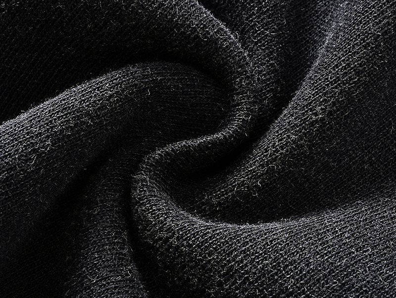 Godspeed Washed Black Skull Racing Graphic T-Shirt — fabric_closeup