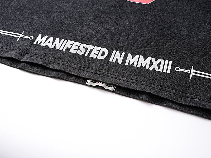 Godspeed Manifested MMXIII Washed Graphic T-Shirt — detail