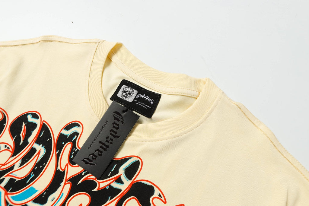 Godspeed Racing Car Graphic T-Shirt — hang_tag