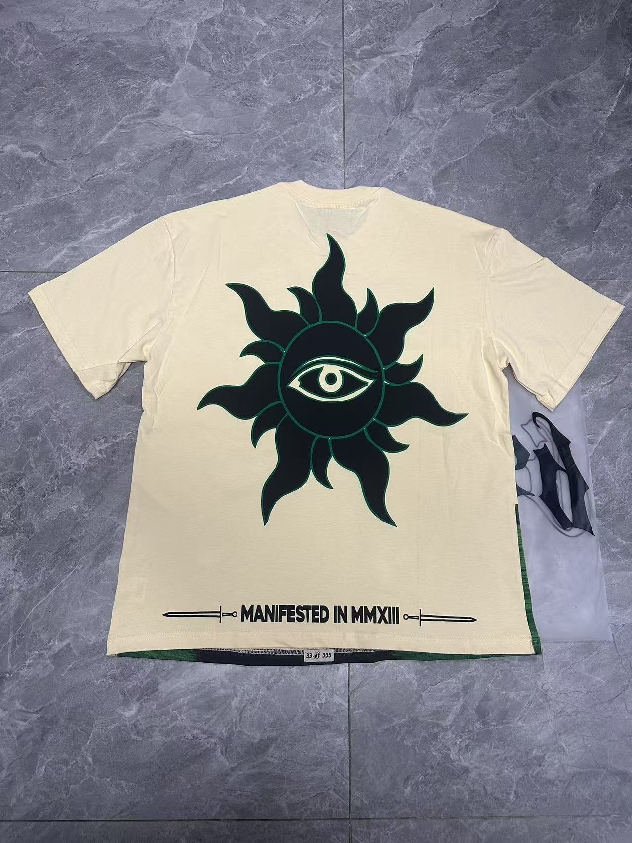 Godspeed Statue of Liberty Sun Eye Short-Sleeve T-Shirt — context