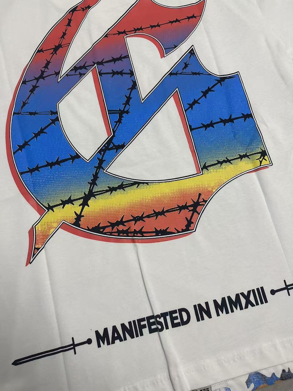 Godspeed Skateboard Graphic T-Shirt — detail