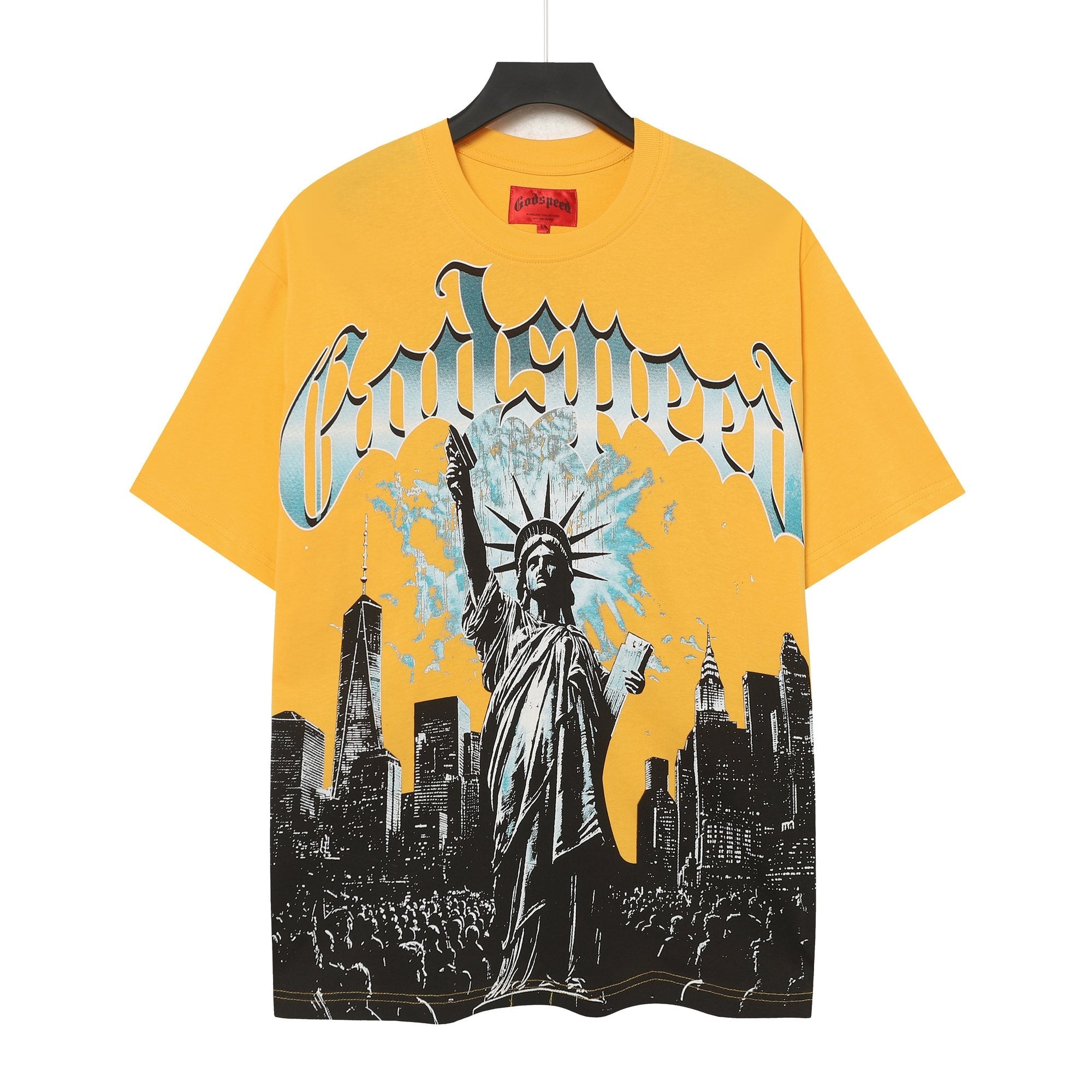 Godspeed Yellow Statue of Liberty Graphic T-Shirt — hero