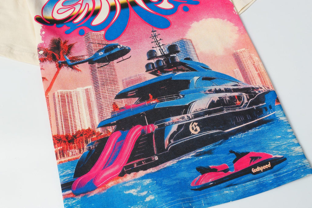 Godspeed Yacht Graphic Short-Sleeve T-Shirt — detail