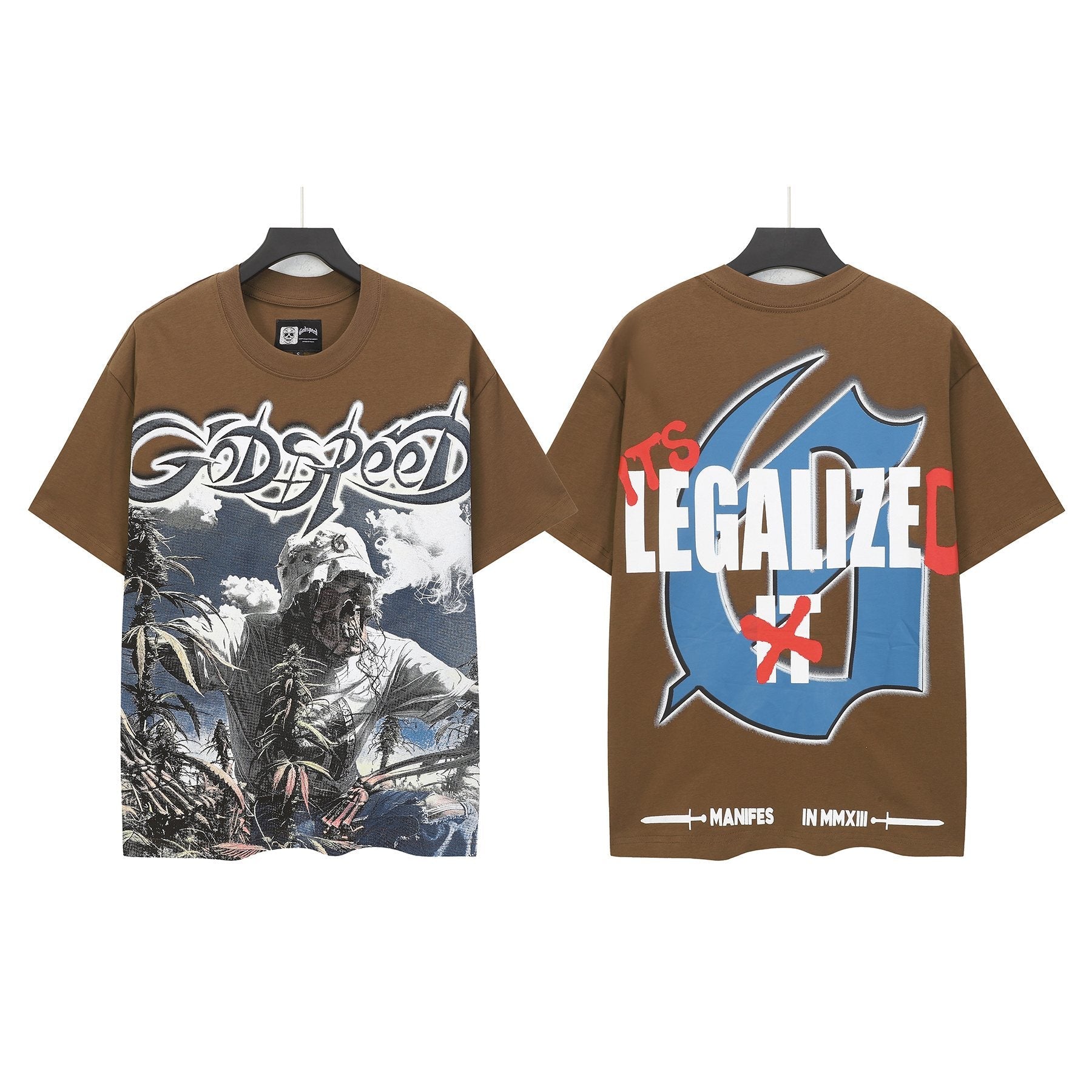 Godspeed Legalized Graphic Short-Sleeve T-Shirt — front