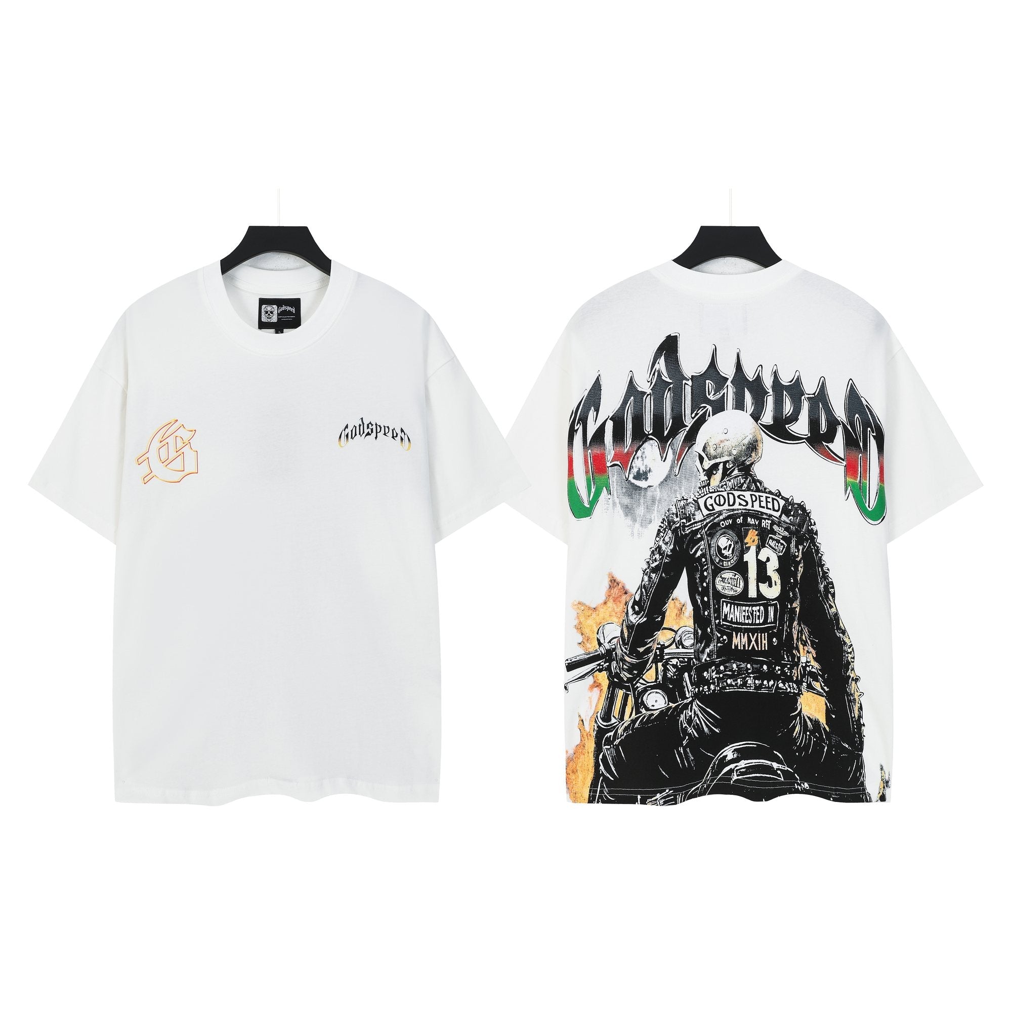 Godspeed Manifested II Biker Graphic T-Shirt — hero