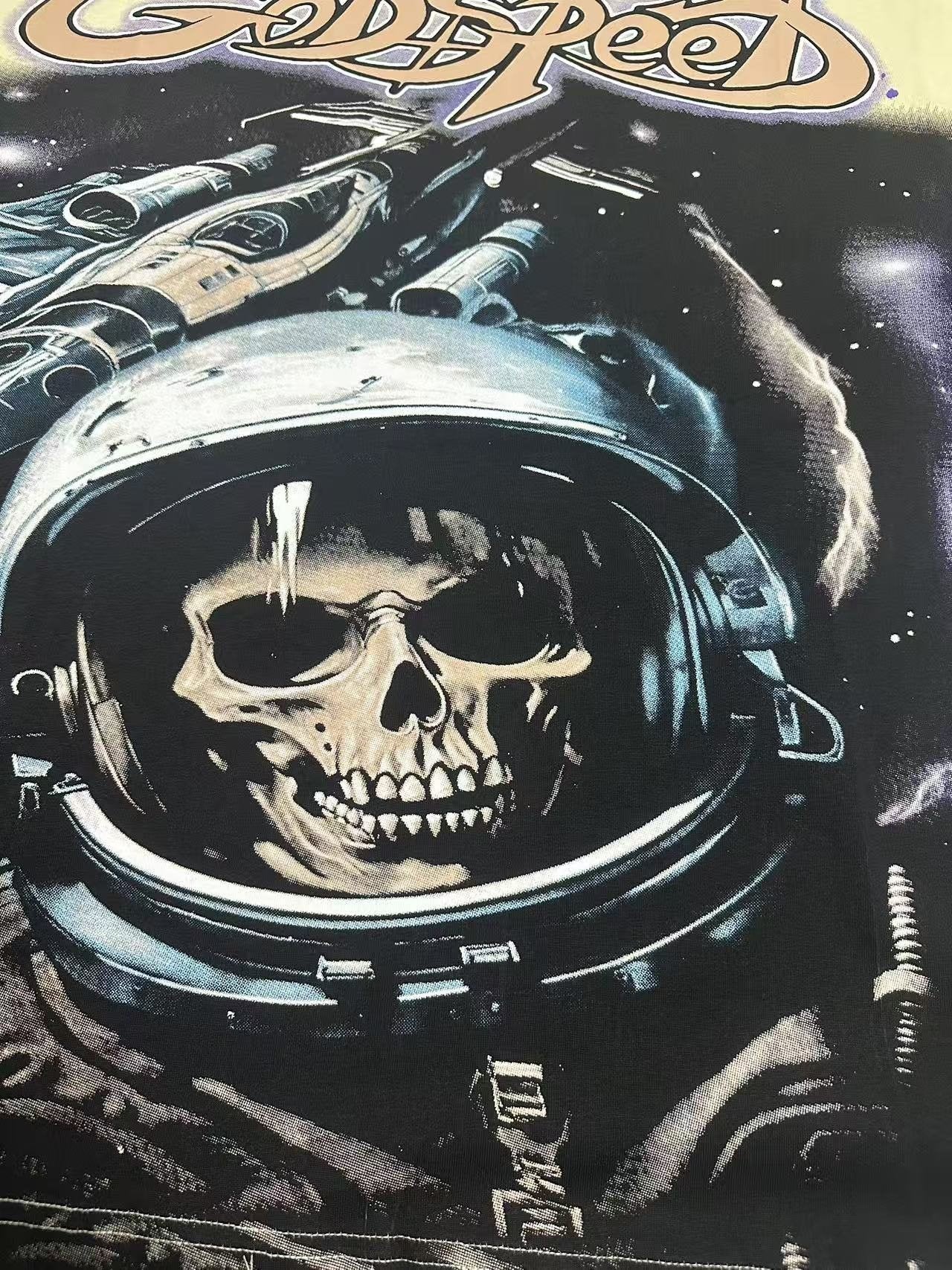 Godspeed Out of Many, One Short-Sleeve Graphic T-Shirt — detail