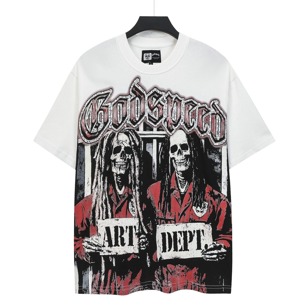 Godspeed Art Dept Skull Graphic T-Shirt — hero