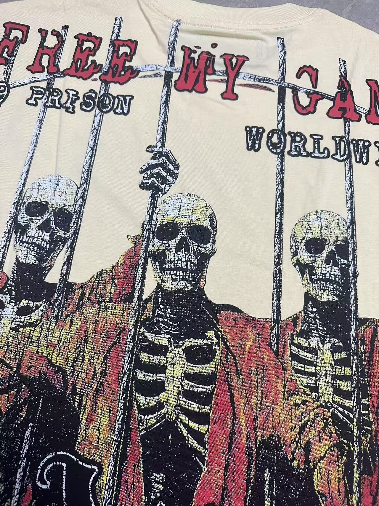 Godspeed Skeleton Graphic T-Shirt — detail