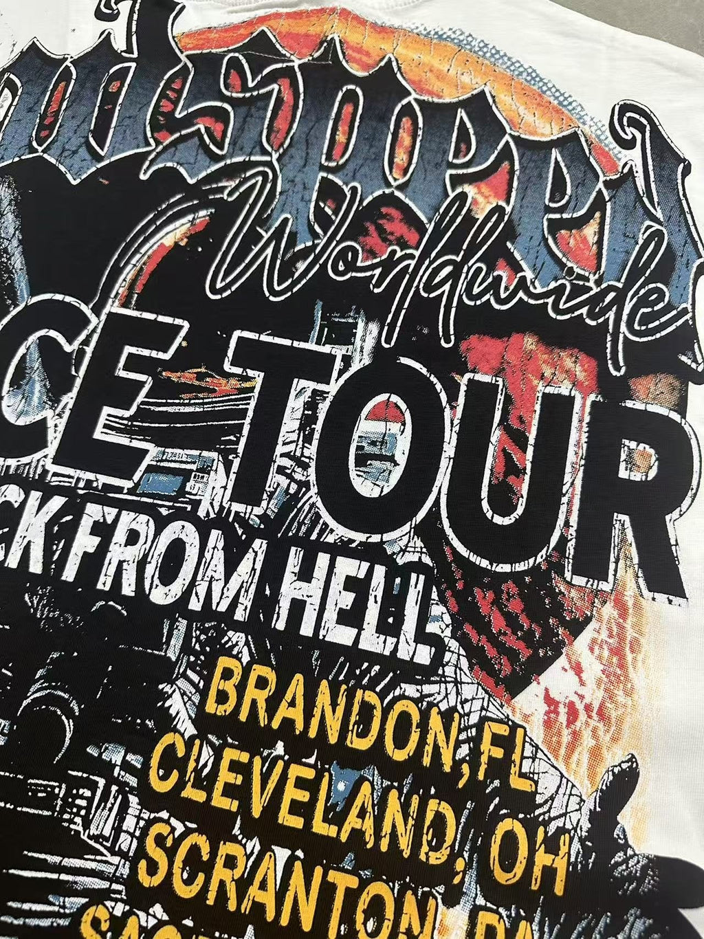 Godspeed Space Tour Astronaut Graphic T-Shirt — detail