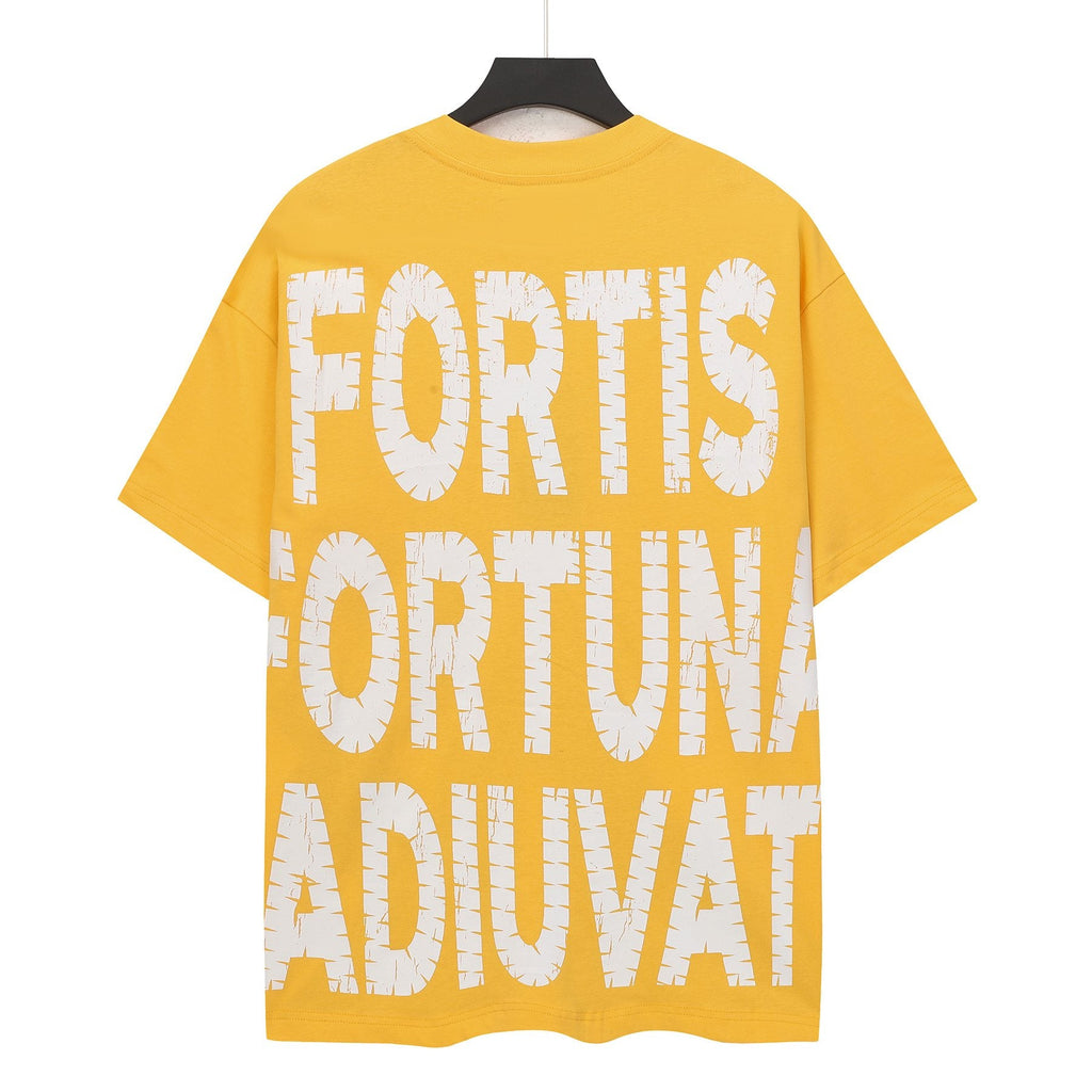 Godspeed Yellow Masked Figure Graphic T-Shirt — back