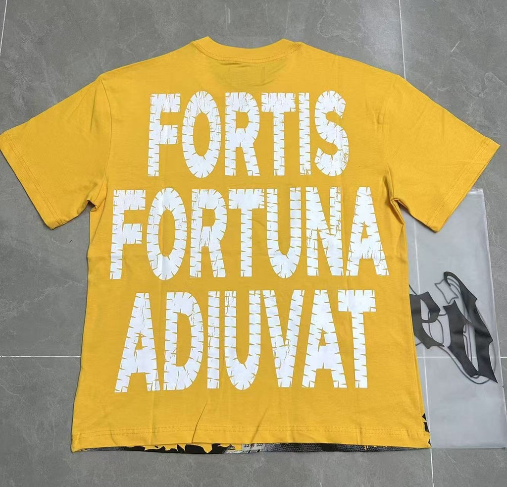 Godspeed Yellow Masked Figure Graphic T-Shirt — back