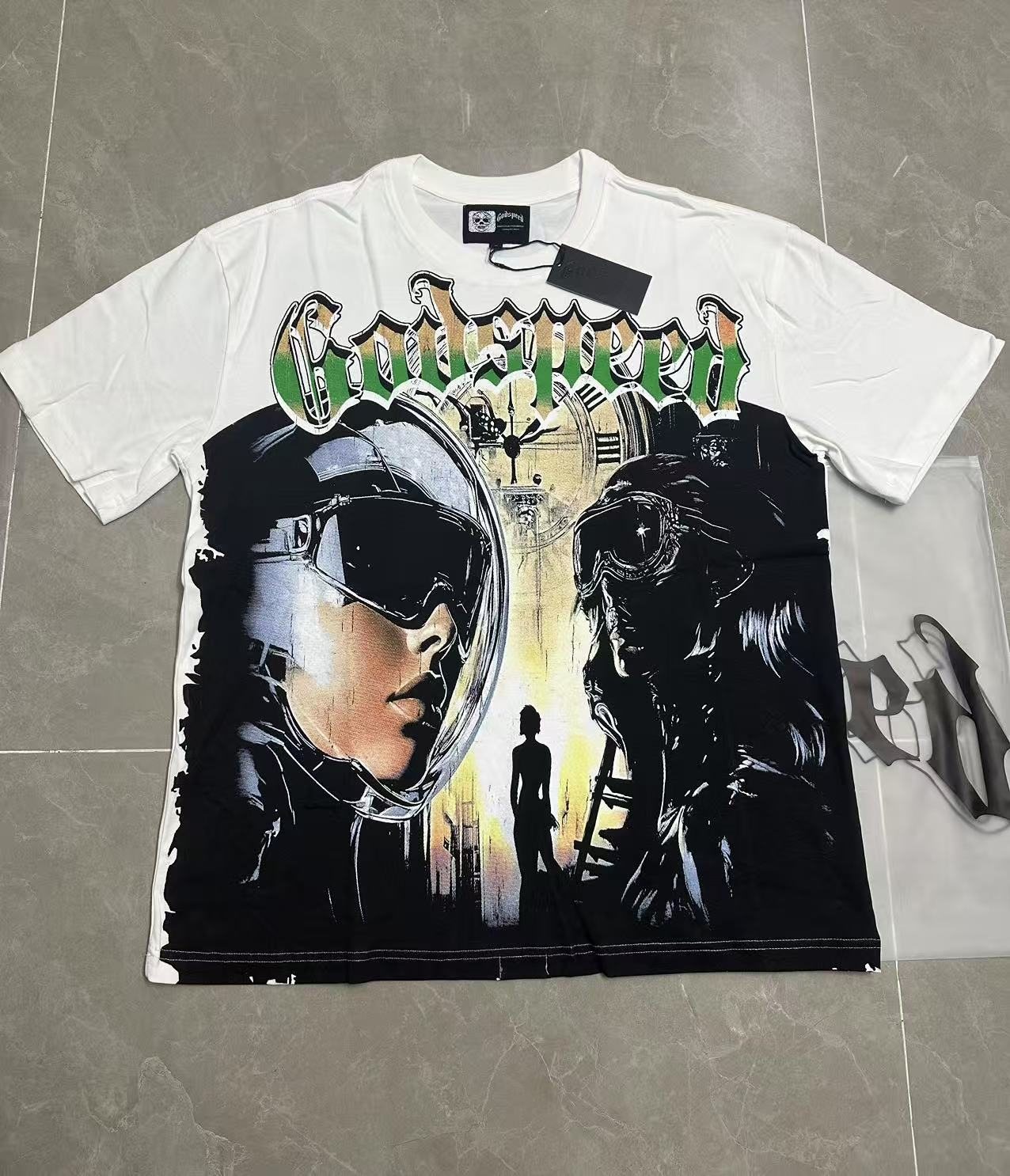 Godspeed Fortis Fortuna Graphic T-Shirt — front