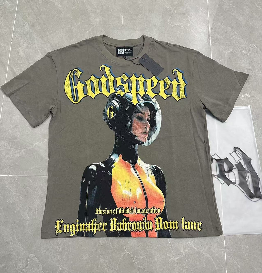 Godspeed Illusion Graphic Short-Sleeve T-Shirt — front