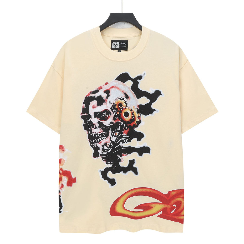 Godspeed Skull Robot Hand Graphic T-Shirt — hero