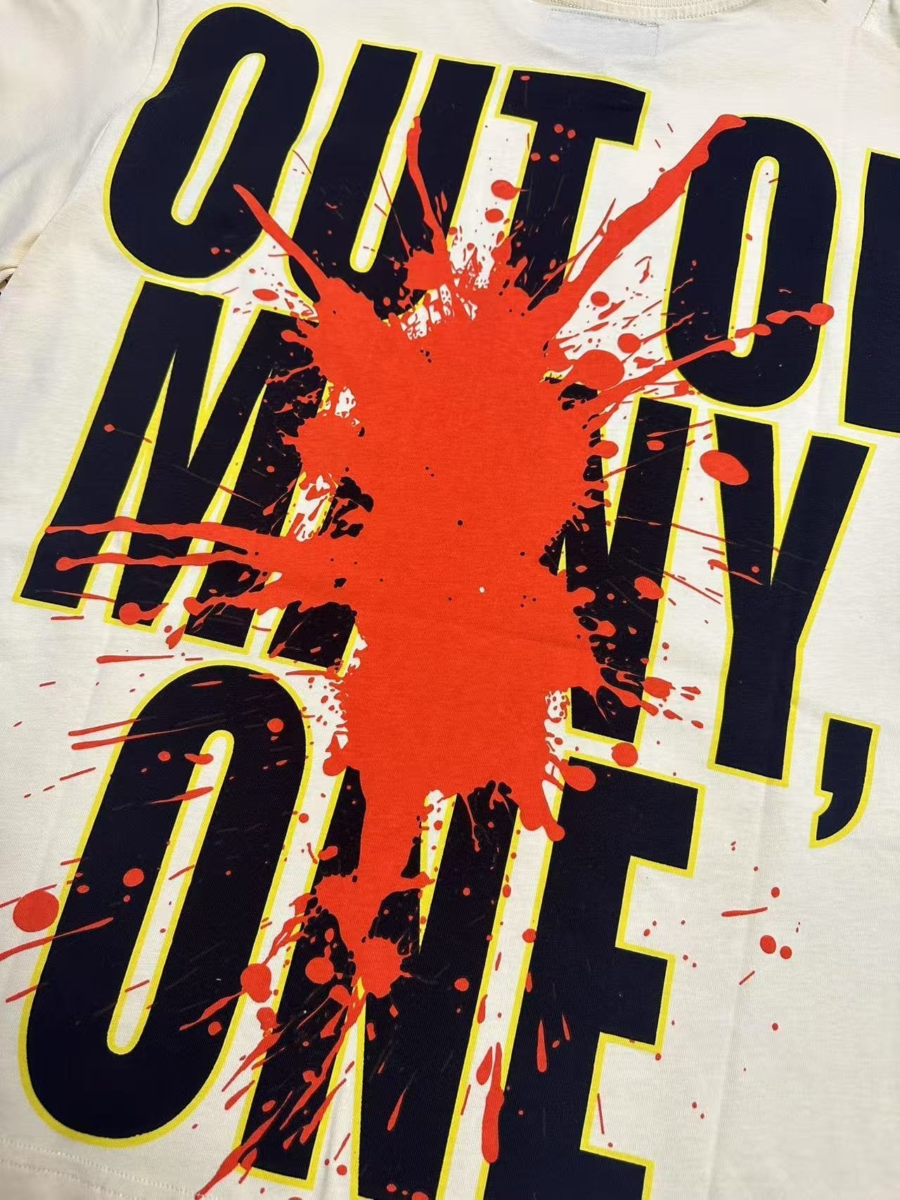 Godspeed Out of Many One Car Graphic T-Shirt — detail