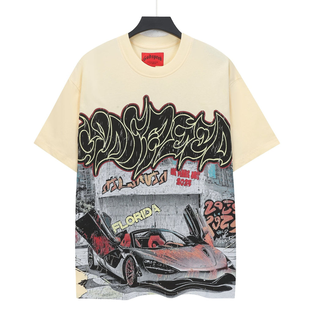 Godspeed Out of Many One Car Graphic T-Shirt — hero