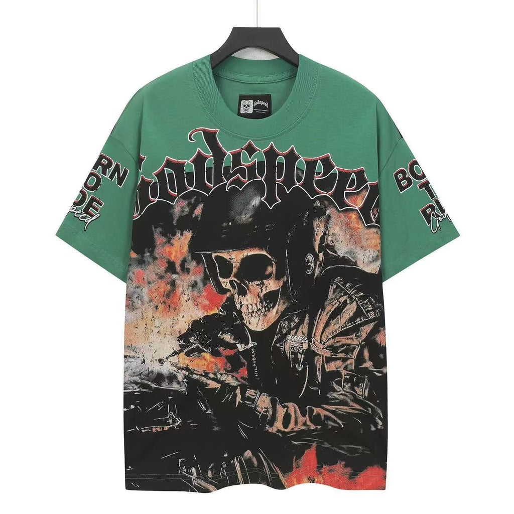 Godspeed Born to Ride Graphic T-Shirt — front