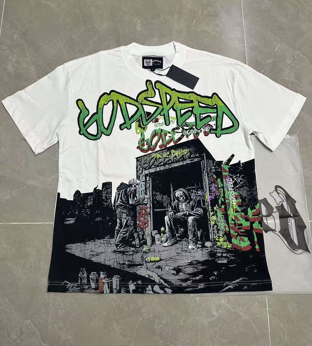 Godspeed Rock Graphic Short-Sleeve T-Shirt — front