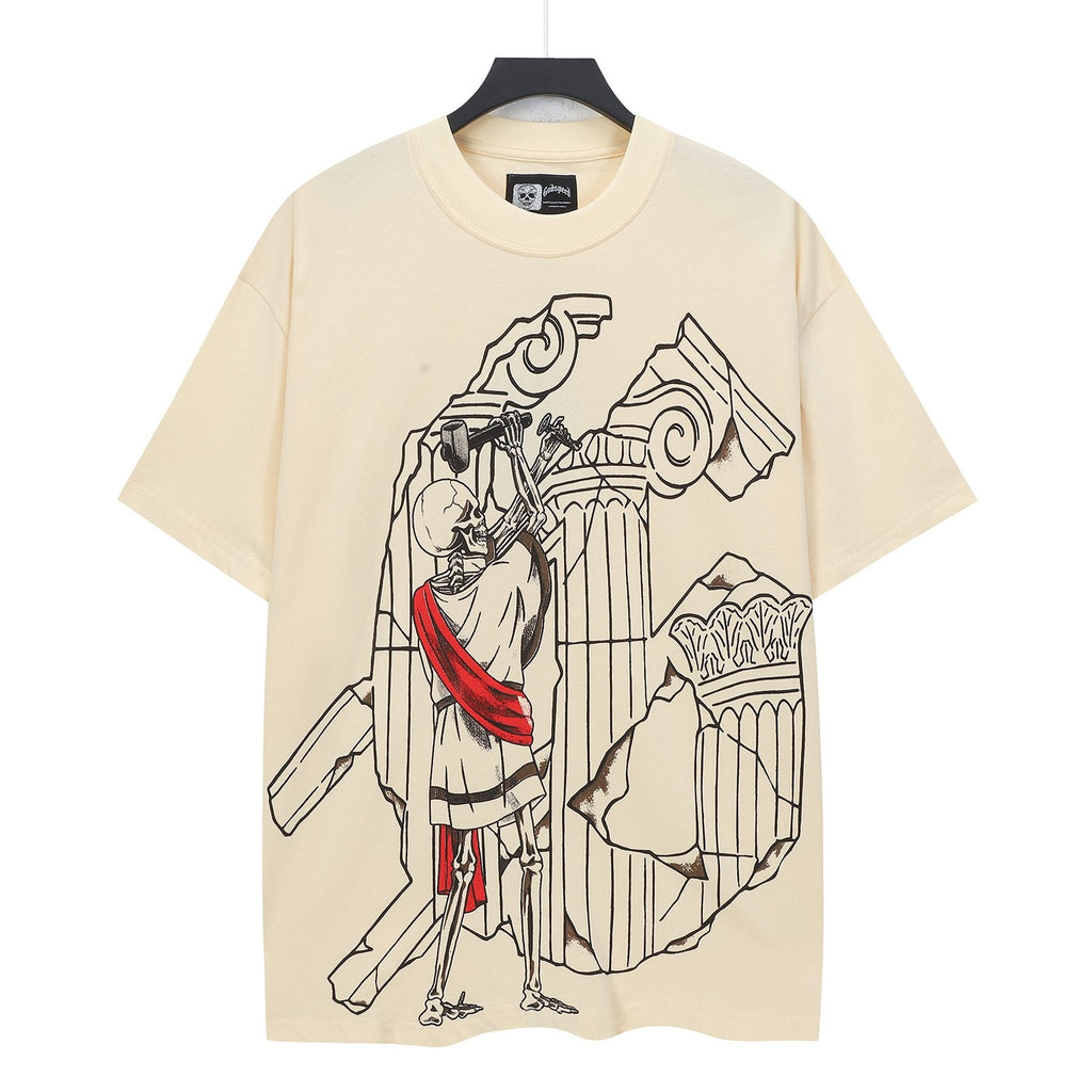 Godspeed Line-Art Graphic T-Shirt — front