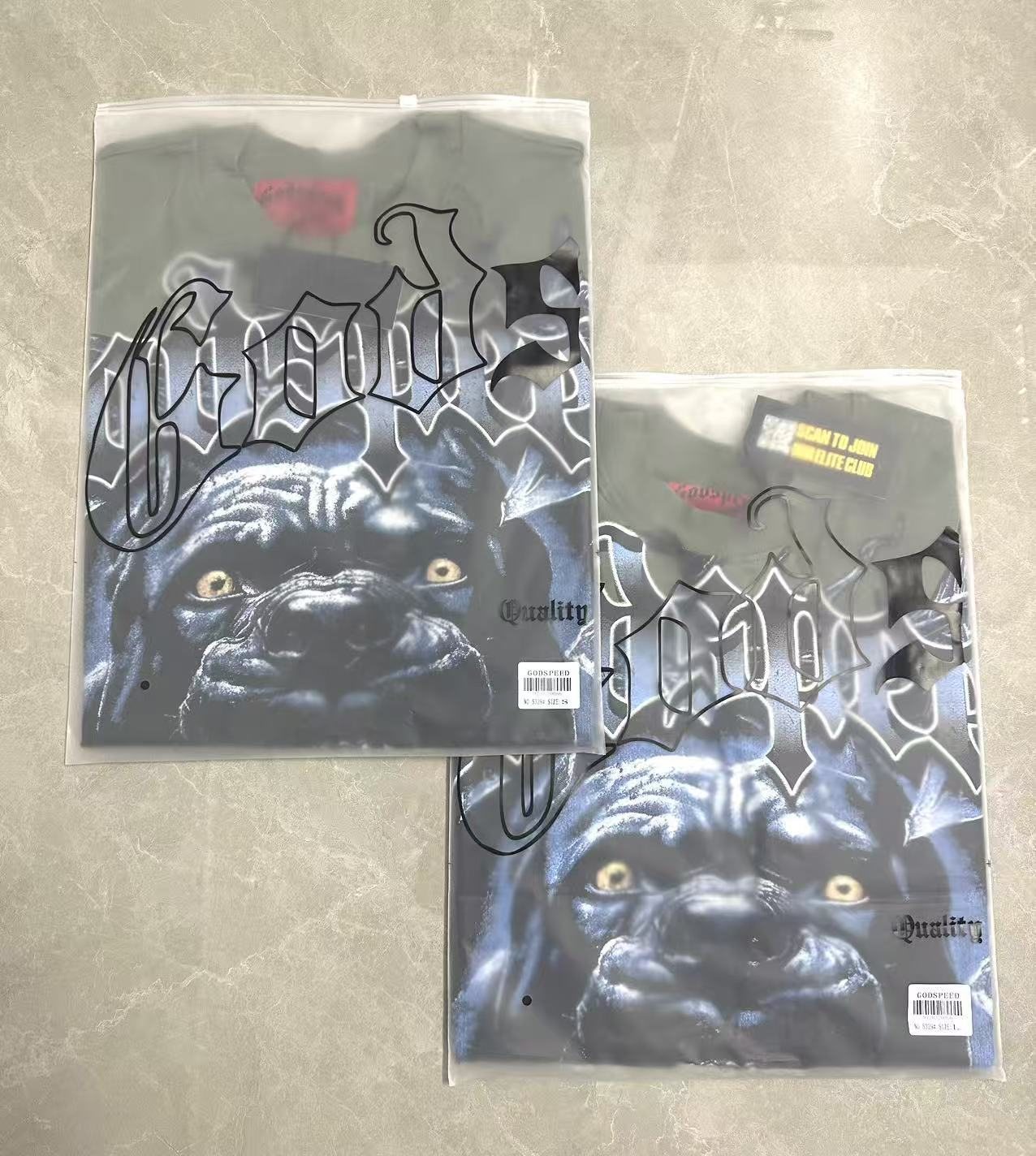 Godspeed Panther & Puck Your Society Graphic T-Shirt — context