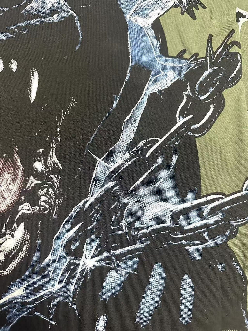 Godspeed Panther & Puck Your Society Graphic T-Shirt — detail