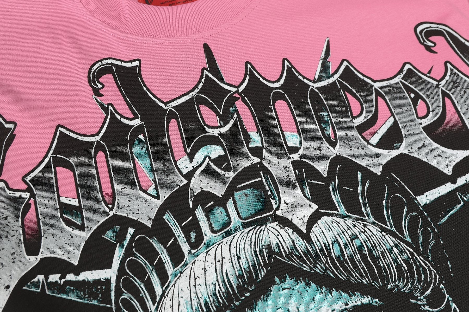 Godspeed Statue of Liberty Graphic T-Shirt — detail