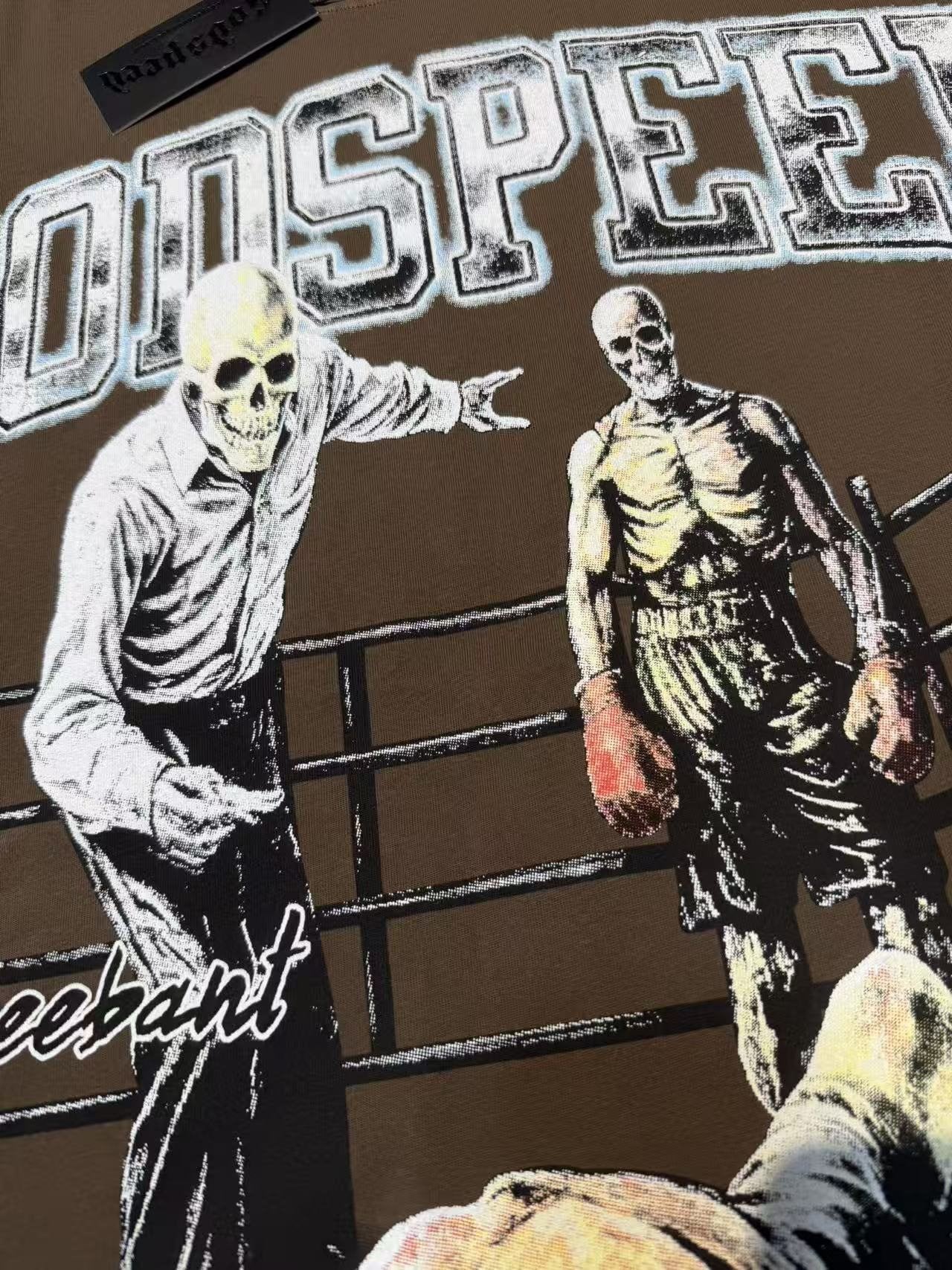 Godspeed Boxing Graphic T-Shirt — detail