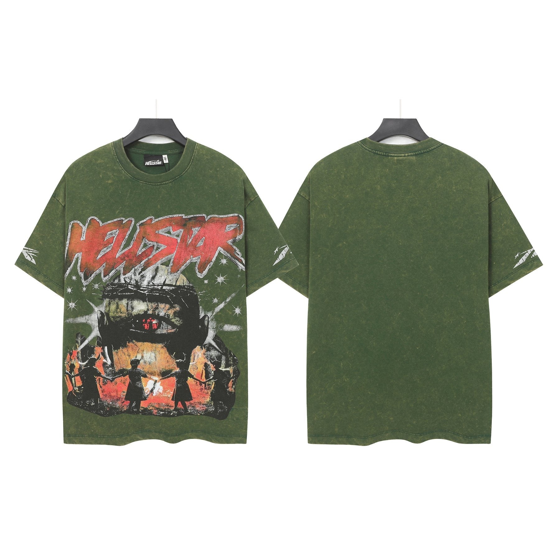 Hellstar Red Graphic Short-Sleeve T-Shirt — front