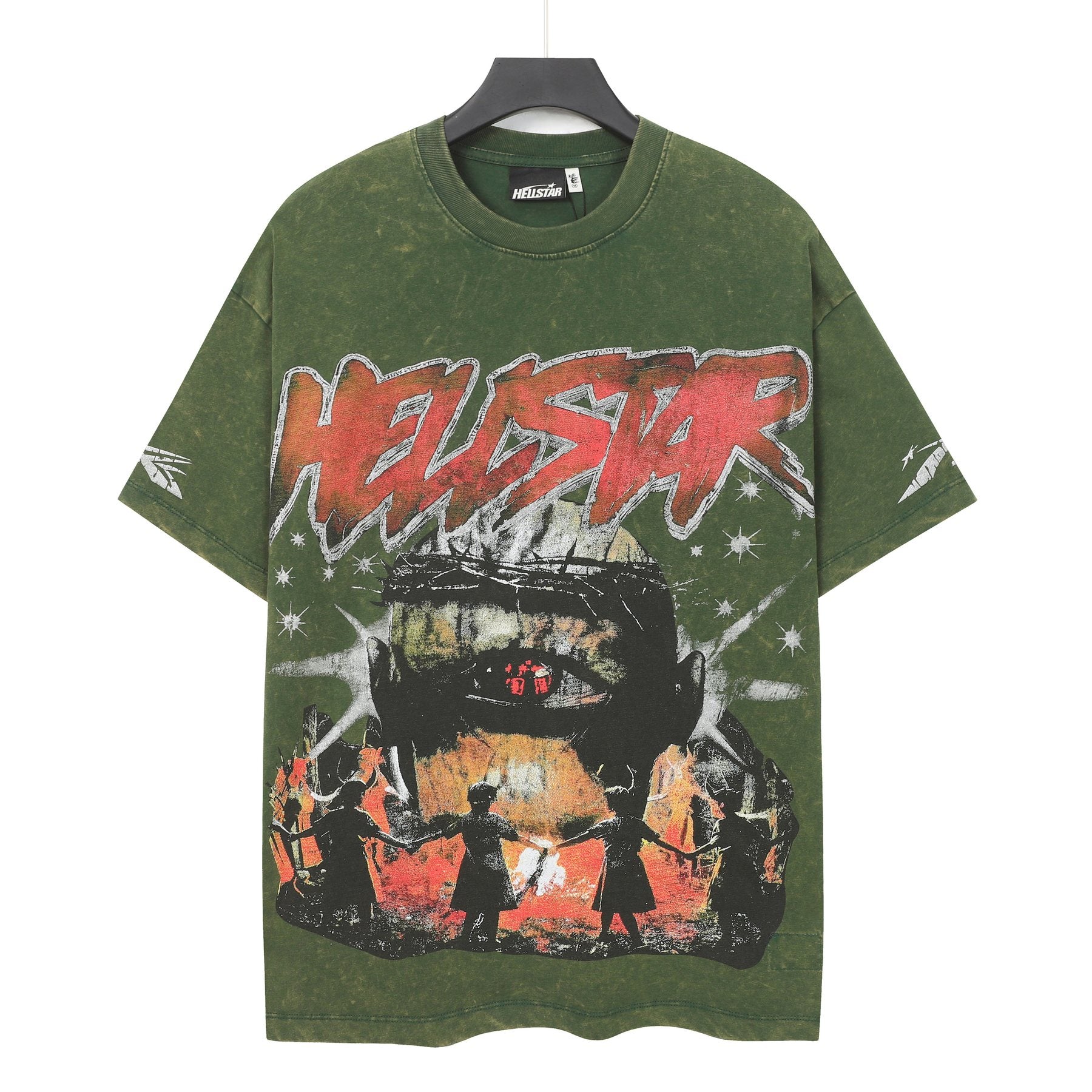 Hellstar Red Graphic Short-Sleeve T-Shirt — front