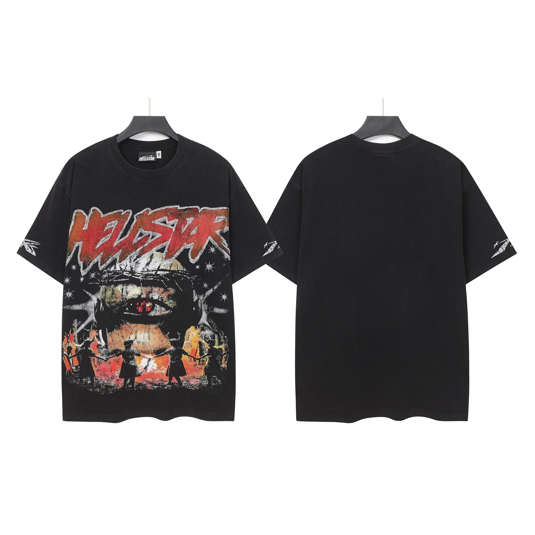 Hellstar Red Graphic Short-Sleeve T-Shirt — front