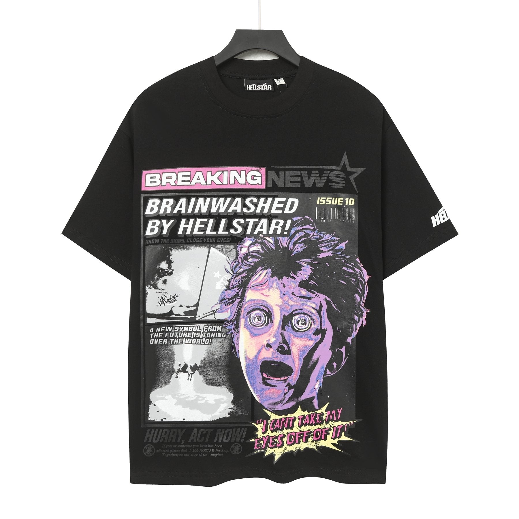 Hellstar Brainwashed Graphic T-Shirt — front