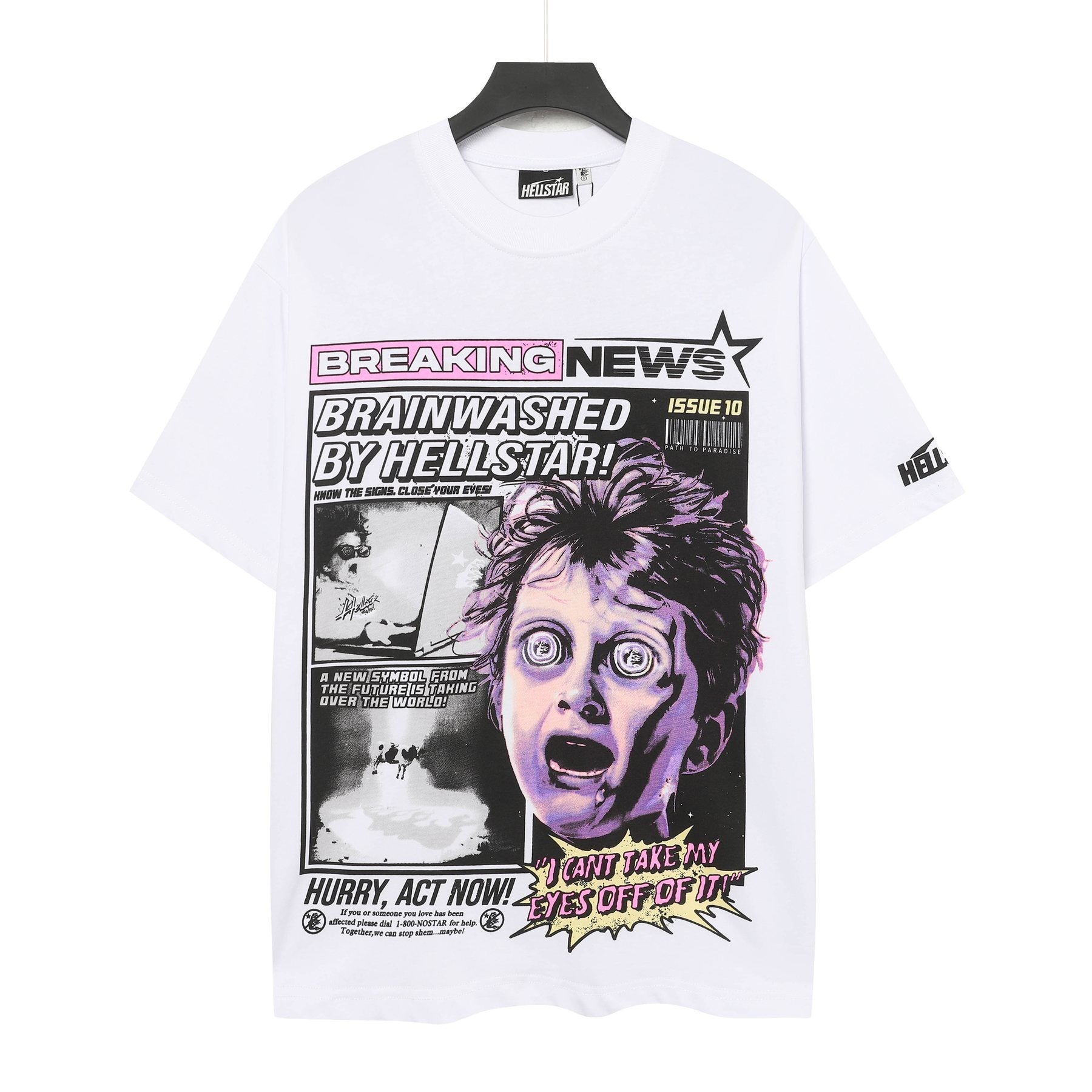 Hellstar Brainwashed Graphic T-Shirt — front
