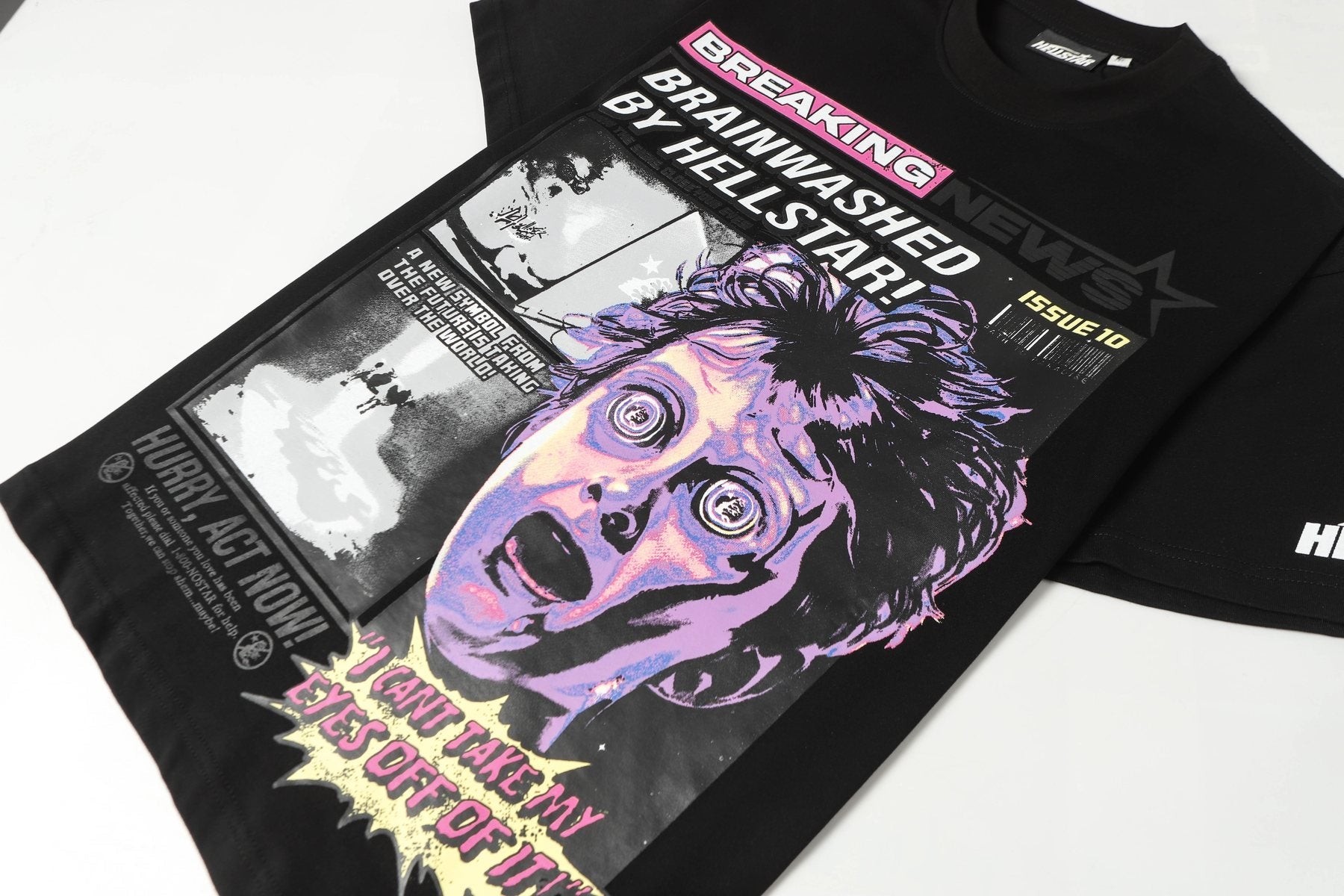 Hellstar Brainwashed Graphic T-Shirt — detail