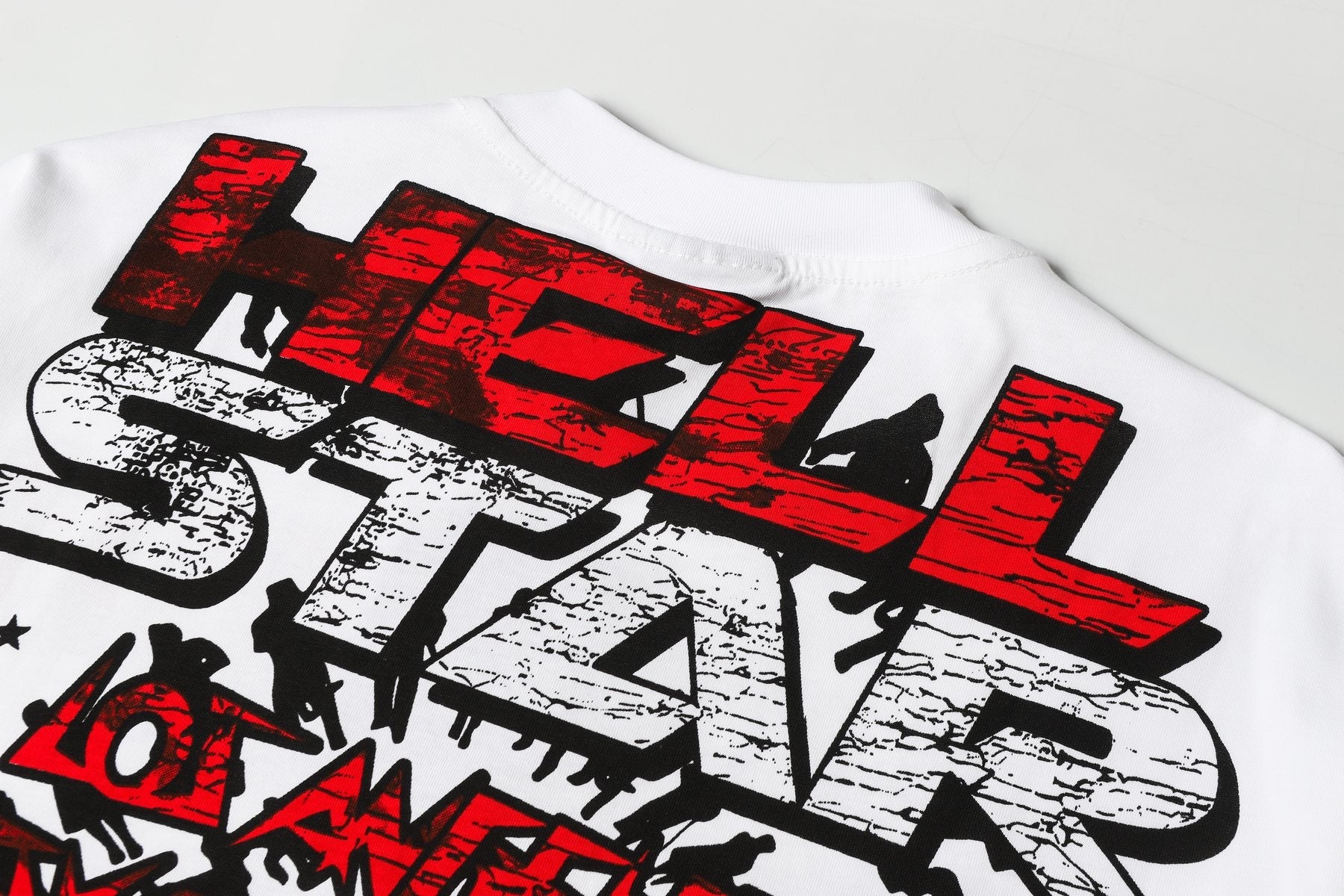 Hellstar Skull City-List Graphic T-Shirt — detail
