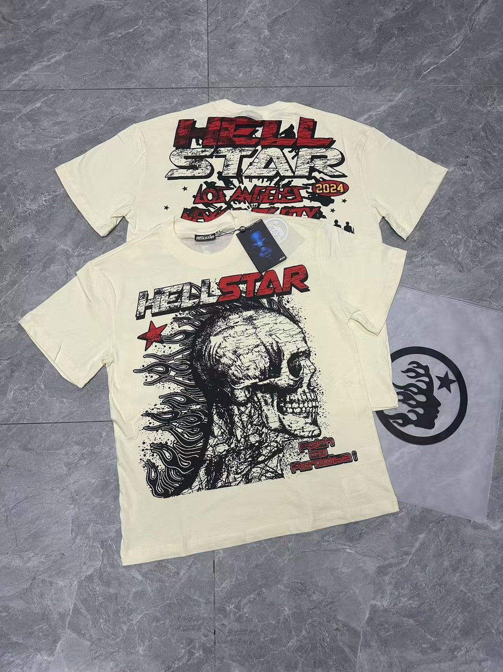 Hellstar Skull City-List Graphic T-Shirt — context