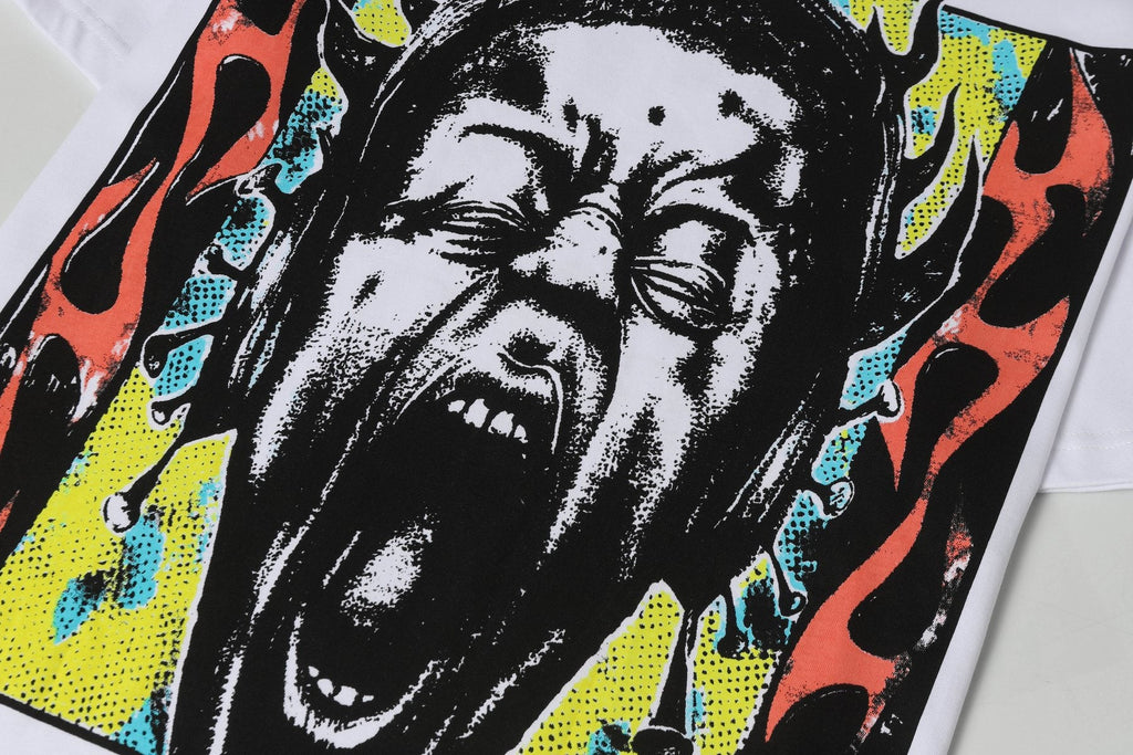 Hellstar Screaming Face Graphic T-Shirt — detail