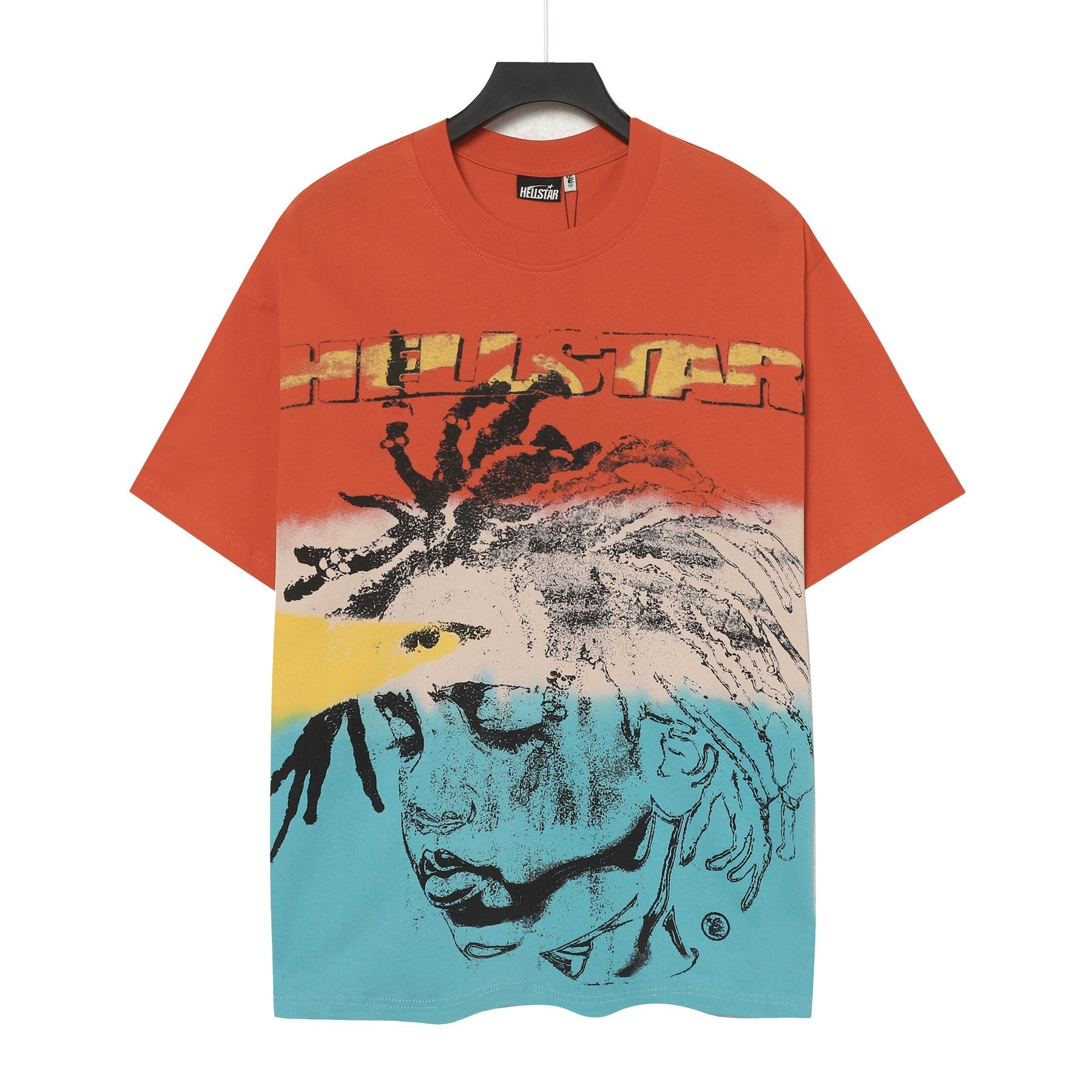 Hellstar Lion Graphic Gradient T-Shirt — front