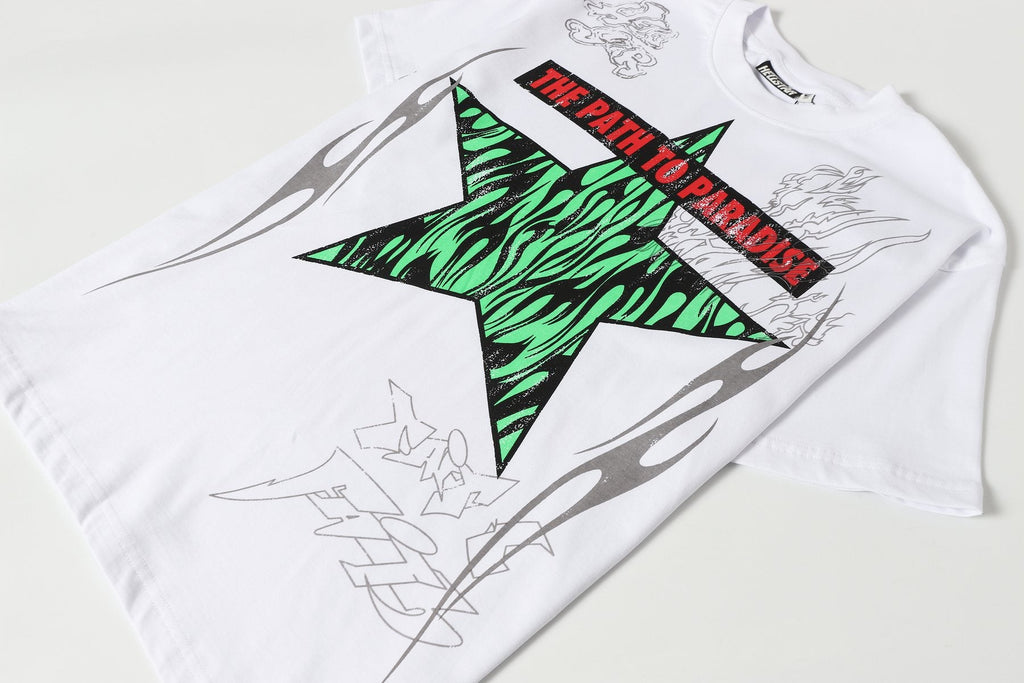 Hellstar Path to Paradise Star Graphic T-Shirt — front